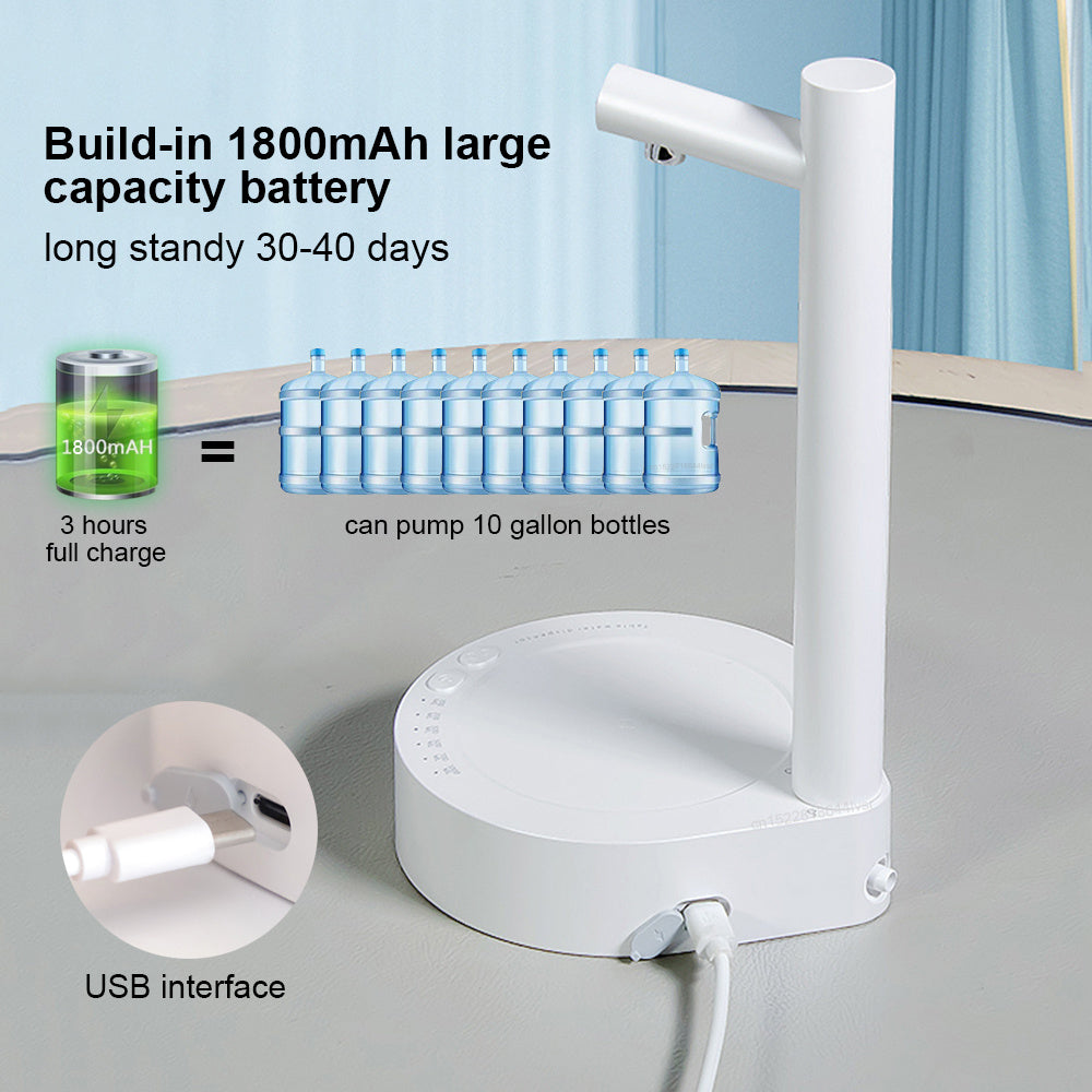 Despensesk Dir Electric Water Gallon Automatic Water Bottle Dispenser Rechargeable Water Dispenser